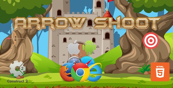 Arrow Shoot - HTML5 Construct 2 Game (.Capx) - CodeCanyon Item for Sale