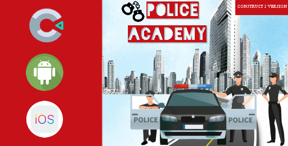 Police Academy - Construct 2 - Construct 3 CAPX Game - CodeCanyon Item for Sale