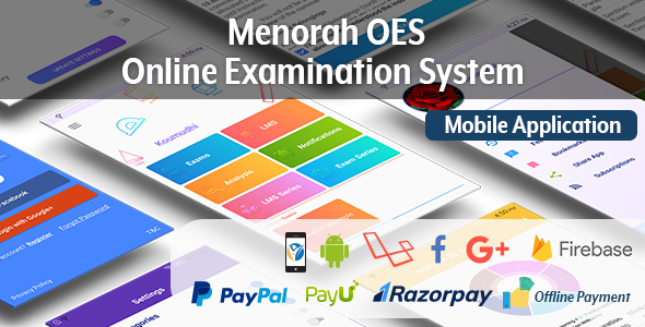 Menorah OES – Online Examination System Mobile App - CodeCanyon Item for Sale