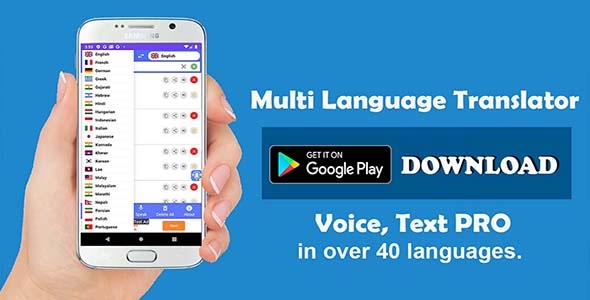 Language Multi Translator - CodeCanyon Item for Sale