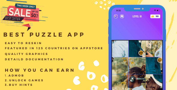 Picture puzzle game - CodeCanyon Item for Sale