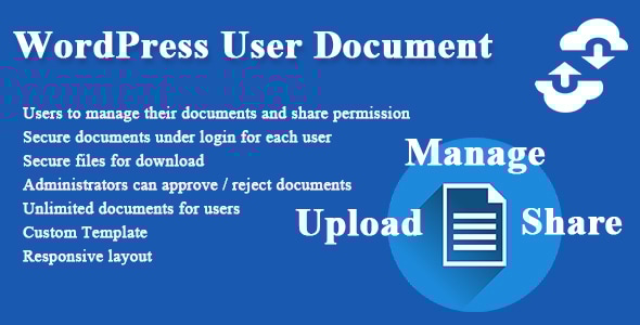 WordPress User Document - CodeCanyon Item for Sale