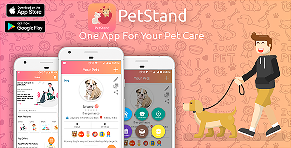PetStand - iPhone(ios) Pet App For Pet Lovers - CodeCanyon Item for Sale