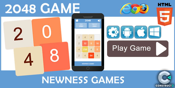 2048 NG - HTML5 Game (CAPX) - CodeCanyon Item for Sale