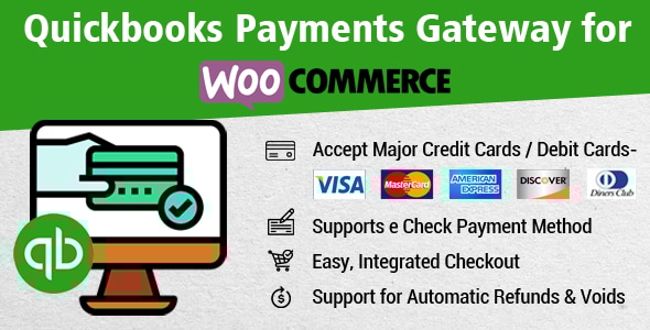 Quickbooks Payments Gateway for WooCommerce - CodeCanyon Item for Sale