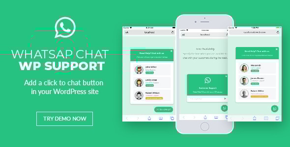 WhatsApp Chat Support - WordPress Plugin - CodeCanyon Item for Sale