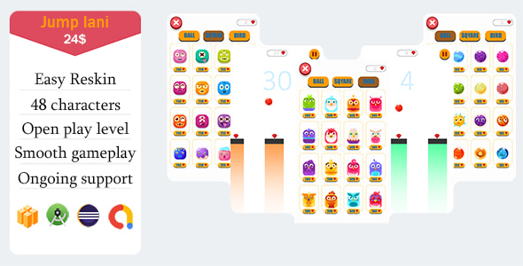 Jump Iani - Multiple Characters (Admob +Buildbox) + Android Studio + Eclipse - CodeCanyon Item for Sale