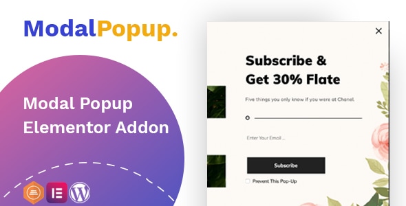 Modal Popup box Elementor Addon - CodeCanyon Item for Sale