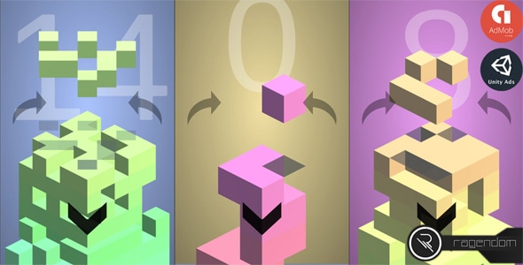 Falling Blocks – Complete Unity Game + Admob - CodeCanyon Item for Sale