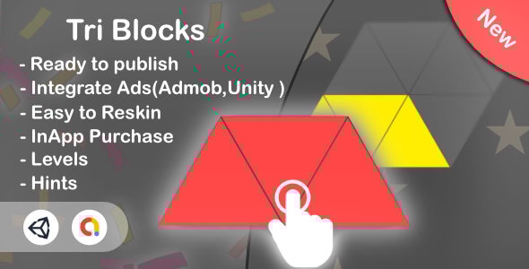 Tri Blocks Puzzle(Unity Complete Game+Admob+iOS+Android) - CodeCanyon Item for Sale