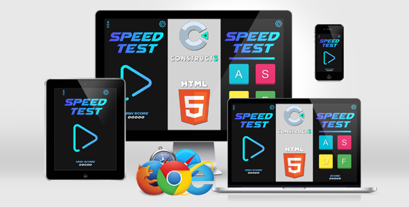 Speed Test - HTML5 Casual Game (Construct 3) - CodeCanyon Item for Sale