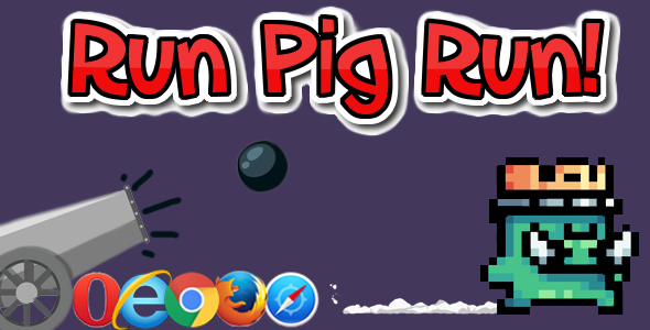 Run Pig Run! HTML5 - CodeCanyon Item for Sale