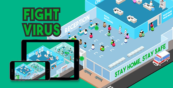 Fight Virus - HTML5 Game - CodeCanyon Item for Sale