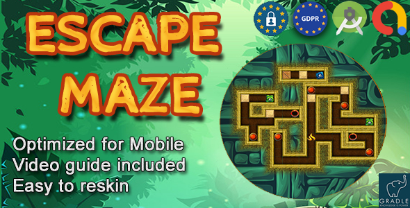 Escape Maze (Admob + GDPR + Android Studio) - CodeCanyon Item for Sale
