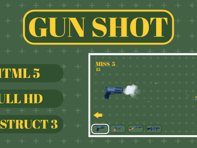 Gun Shot - HTML5 Game (Construct3) by regarding | CodeCanyon