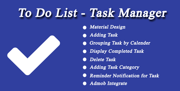 To Do List-Task Manager - CodeCanyon Item for Sale