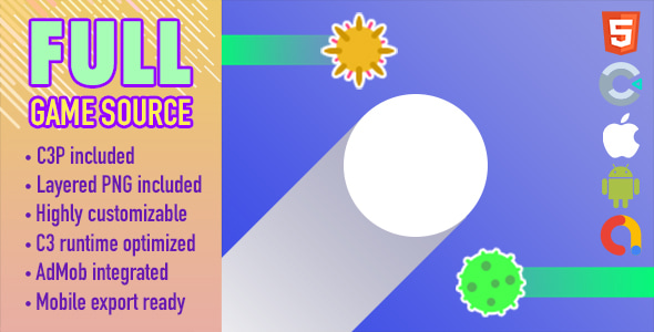 Dodge the Virus - HTML5 Game (Construct 3) - CodeCanyon Item for Sale