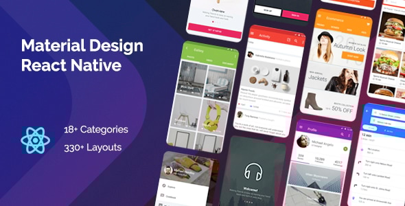 Material Design React Native - CodeCanyon Item for Sale