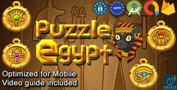 Puzzle Block Pharaoh Egypt (Admob + Android studio) - CodeCanyon Item for Sale