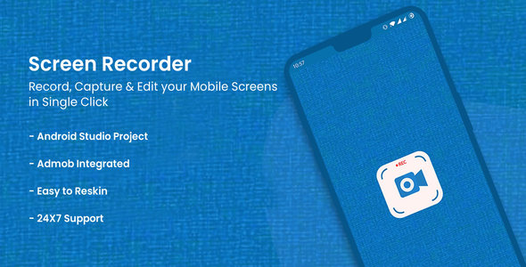 Screen Recorder - Android App Source Code - CodeCanyon Item for Sale