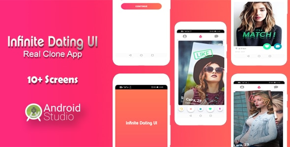 Infinite Dating UI - Clone App - CodeCanyon Item for Sale