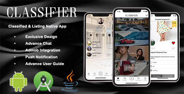 Classifier | Classified & Listing Native Android App - CodeCanyon Item for Sale