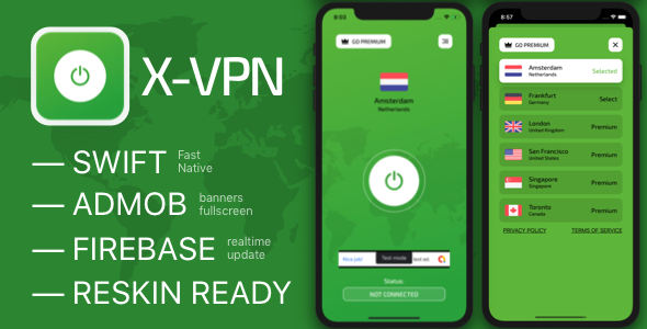 VPN App - Simple native VPN app - CodeCanyon Item for Sale