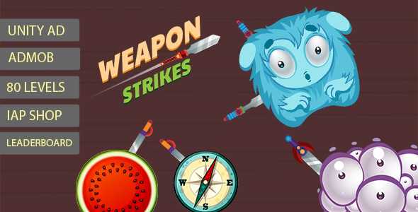 WEAPON STRIKES - UNITY COMPLETE GAME - CodeCanyon Item for Sale