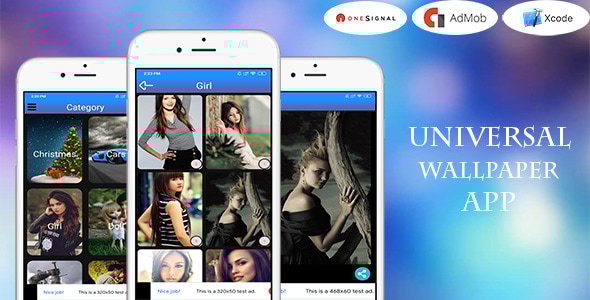 Universal Wallpaper App With Admin panel (iOS app and Swift 5) - CodeCanyon Item for Sale
