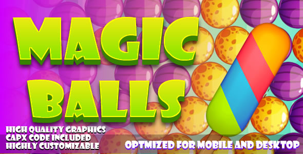 Magic Balls (HTML5) games. - CodeCanyon Item for Sale