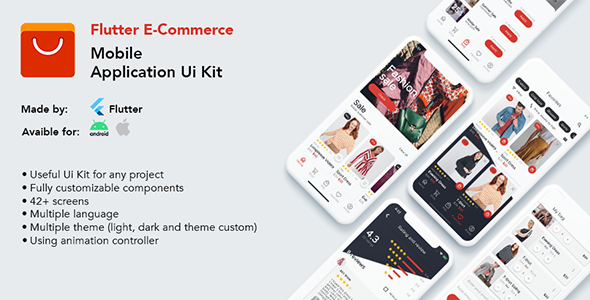 Flutter Ecommerce App UI KIT - CodeCanyon Item for Sale
