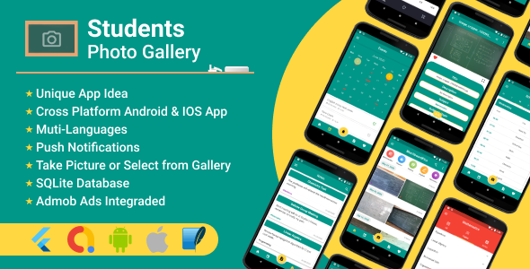 Flutter Gallery App for Students - CodeCanyon Item for Sale