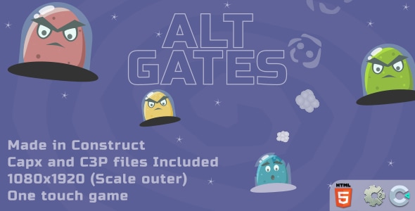 Alt Gates - HTML5 Casual Game - CodeCanyon Item for Sale