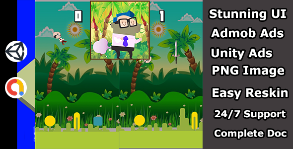 Farting Flappy Bird Like Master jump game(Admob + Unity) - CodeCanyon Item for Sale