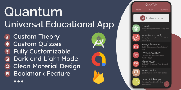 Universal Offline Educational App - Theory (eBook) & Quizzes - CodeCanyon Item for Sale