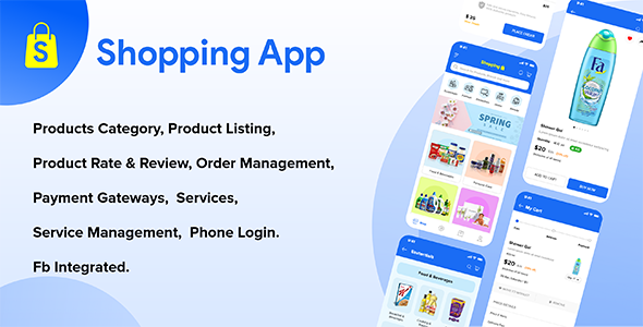Ecommerce App UI Kit || Amazon clone | Flipkart clone | Shop | Shopping - CodeCanyon Item for Sale