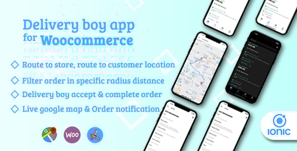 Delivery boy app for WooCommerce - CodeCanyon Item for Sale