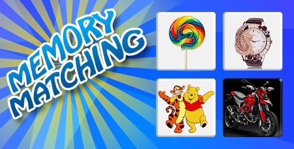 Memory Matching Game (CAPX and HTML5) - CodeCanyon Item for Sale