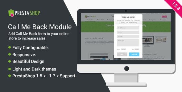 Call Me Back - PrestaShop Module - CodeCanyon Item for Sale