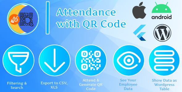 Attendance QR code - Plugin Wordpress - CodeCanyon Item for Sale