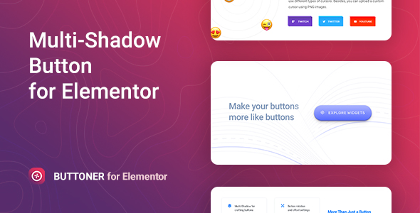 Buttoner – Multi-shadow Button for Elementor - CodeCanyon Item for Sale