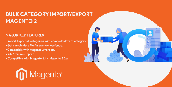 Bulk Category Import/Export Magento 2 Extension - CodeCanyon Item for Sale
