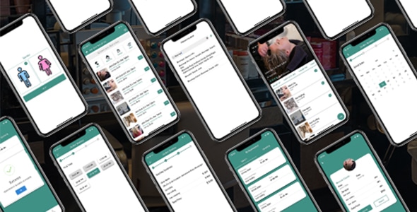 ionic 5 salon (admin + user) full app templates - CodeCanyon Item for Sale
