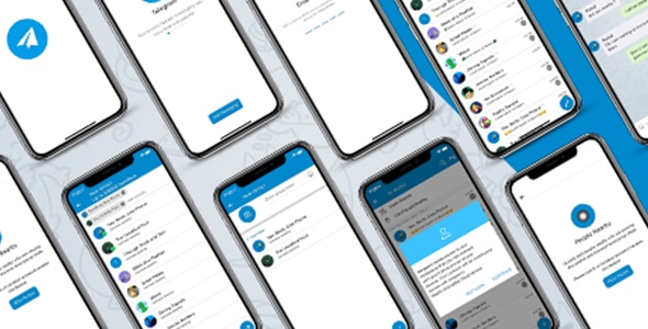 ionic 5 telegram app full template - CodeCanyon Item for Sale