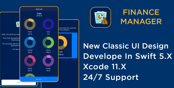 Finance Manager - iOS Source Code - CodeCanyon Item for Sale