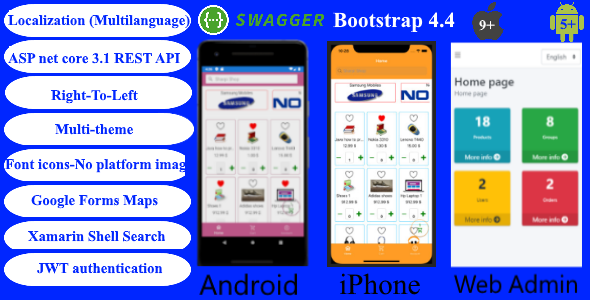 Name: SharpiShop - Xamarin Mobile eCommerce Application for iOS and Android - CodeCanyon Item for Sale