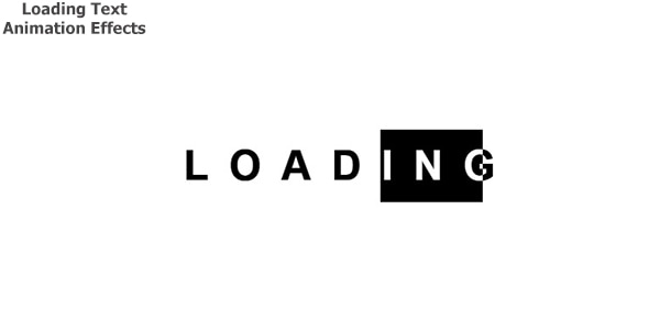 Loading Text Animation Effects by XKAS01 | CodeCanyon