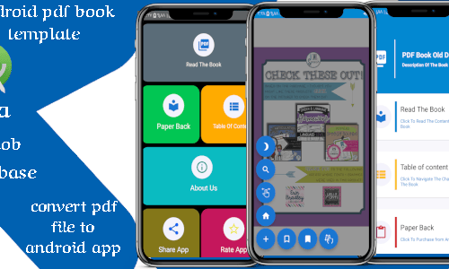 Android pdf book template with admob by Mga_Mohamed | CodeCanyon