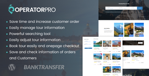 WordPress Tour Operator Pro - CodeCanyon Item for Sale