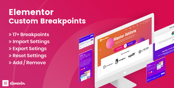 Elementor Custom Breakpoints - CodeCanyon Item for Sale